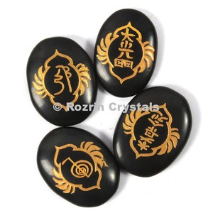 Black Agate Design <b>Chakra</b> reiki <b>Set</b> - Product Image 2