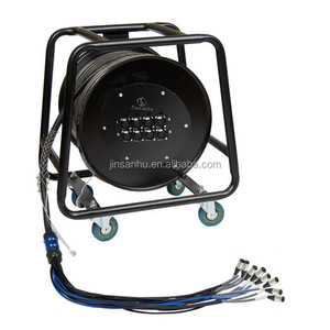 Câble audio multipaire XLR professionnel 8 canaux avec gaine en PVC pour combinaison de haut-parleurs blindés – En stock - Product Image 1