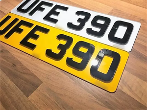 Lettres en acrylique 4D <span class=keywords><strong>noires</strong></span> taille UK, lettres en gel 3D couleur fibre de carbone, lettres rétro 4D pour <span class=keywords><strong>plaques</strong></span> d'immatriculation en acrylique - Product Image 5