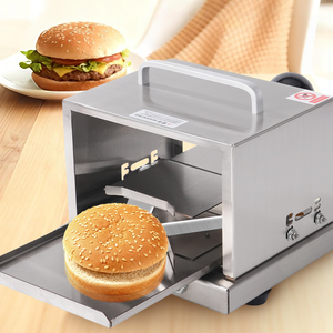 Cortador de Pan Manual de Acero Inoxidable de Primera Calidad, Fácil de Usar, Larga Vida Útil, Seguro y Confiable para Panes de Hamburguesa, Bagels y Pan - Product Image 1