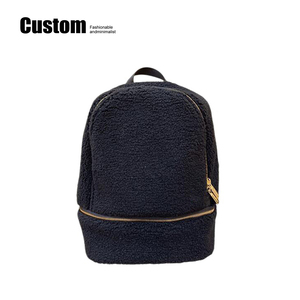 Custom Bohemian Style Mini Coin <b>Purse</b> 3L Buckle Portable Fleece Women's <b>Backpack</b> Polyester Lining Versatile for Summer Spring - Product Image 3