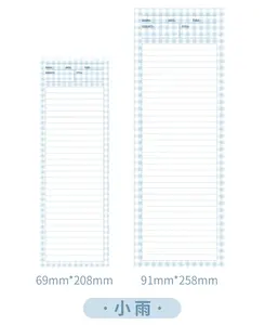Bán buôn 2024 nóng bán tùy chỉnh đầy màu sắc hàng đầu keo Memo Pad notepad hàng ngày hàng tuần notepad Memo Note Pad