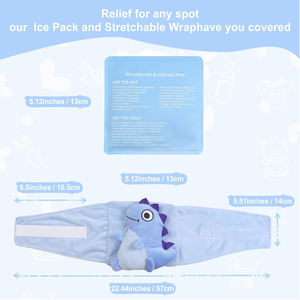 YISHUN Faja Térmica para Alivio de Cólicos y Gases en Bebés, Terapia de Calor/Frío, Almohadilla Calefactora para Recién Nacidos - Product Image 3