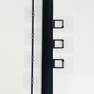 Barrière de porte télescopique étendue pour animaux de compagnie, anti-évasion des chats, clôtures intérieures et extérieures sans perforation, isolantes - Product Image 3