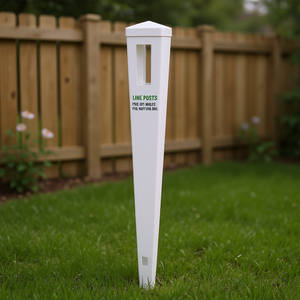 Cappucci per Pali di Recinzione in Vinile Bianco, Confezione da 2, per Recinzioni Esterne e Cancelli a Traliccio - Product Image 2