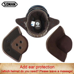 Casco Moto Retrò con Certificazione DOT Casco per Scooter Vintage Mezzo Casco da Biker per Motocicletta Antiurto Casco Moto - Product Image 3