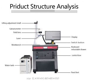 New UV Laser Engraving Machine, 3W, 5W, 10W <b>Plastic</b> and Metal Laser Printer - Product Image 4