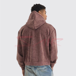 Sudadera con Capucha Extra Grande para Hombre, 100% Algodón, Estilo Urbano Personalizado, Sudadera Lisa de Invierno de Alta Calidad, Tendencia 2025 - Product Image 4