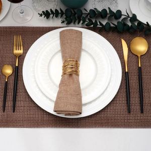 Modern Restaurant Matte Forks Spoons Knives Thick Black Cutlery 18/8 Stainless Steel Golden <b>Flatware</b> Sets for Wedding Event - Product Image 6