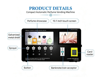 Distributeur automatique de parfums de luxe à écran tactile RGB, multi-odeurs, avec écran tactile, distributeur de parfums en spray, kiosque