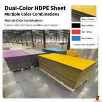 Feuille de plastique ABS autocollante bicolore, panneau double couleur, gravure laser CNC pour étiquettes, badges, enseignes personnalisées