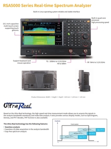 Analyseur Rigol RSA5032N RSA5065N 3.2GHZ 6.5GHZ avec VNA intégré pour le mode d'analyse de réseau - Product Image 6