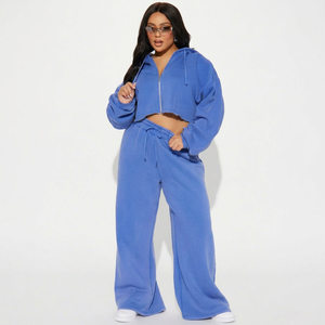 Women Tracksuit High Waist Joggers and Crop Top Gym Wear <b>Lounge</b> <b>Set</b> <b>Two</b> <b>Piece</b> Seamless Sports Suit - Product Image 1