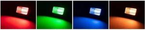 ไฟสปอร์ตไลท์ LED พลังงานแสงอาทิตย์ 500W RGB เปลี่ยนสีแบบค่อยเป็นค่อยไป IP66 ตัวเรือนพลาสติก รีโมทคอนโทรล มุมลำแสง 170 องศา 6000K แสงกลางวัน - Product Image 2