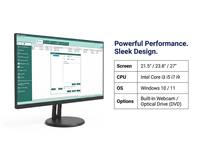Infraestructura para el Aula: PC Todo en Uno de 24 Pulgadas con Core i7 para Laboratorio Informático Escolar con Gestión Centralizada y Restauración Instantánea del Sistema
