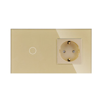 Interrupteur mural tactile et prise intelligents TAWOIA 157MM à double cadre, anti-rayures, normes EU/UK, certifiés CE ROHS