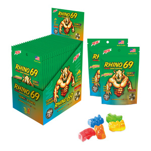 Bolsas de Embalaje de Aluminio con Base para Gomitas para Aumentar el Deseo Sexual Black Bull - Product Image 2