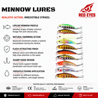 Échantillons gratuits disponibles, leurres micro-minnow, appâts lumineux pour lancer longue distance, micro-pêche en eau douce, vente en gros, OEM disponible