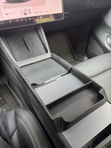 Organizador de Almacenamiento Multifuncional para Consola Central <span class=keywords><strong>Waman</strong></span>, Caja de Vidrio, Material ABS, Acabado Mate, Fácil Instalación para Tesla Model Y - Product Image 5
