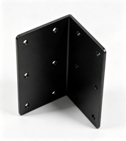 Support en L haute résistance, fabrication et pliage de métal avec traitement de surface OEM, équerre métallique d'angle