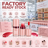 Teinte à lèvres peel-off RTS 5ml, fini mat, longue tenue, 4 teintes, faible MOQ 2 pièces, vente en gros, logo personnalisé