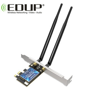 EDUP 3000Mbps BT5.1 Pcie Mạng Không Dây Dongle <span class=keywords><strong>WiFi</strong></span> Card In-tel AX200 Chipset Wi Fi Adapter Cho Pc - Product Image 1