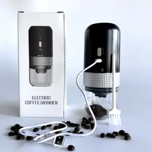 Portátil comercial café feijão moedor doméstico mini USB elétrico recarregável café moedor