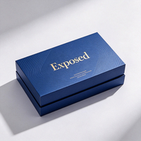 Boîte cadeau magnétique en papier de luxe personnalisée pour parfum, soins de la peau, maquillage, emballage cosmétique
