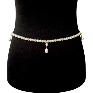Personnalité Haute Qualité Imperméable Mode Fine Bijoux <span class=keywords><strong>Plat</strong></span> Plage Perle Sexy <span class=keywords><strong>Ceinture</strong></span> <span class=keywords><strong>Ventre</strong></span> Taille Corps Chaîne - Product Image 3