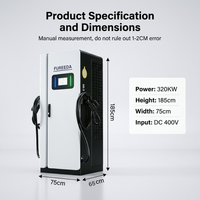 Nouvelle station de recharge rapide pour véhicules électriques 60 kW DC GBT IP55, chargeur EV commercial OCPP 1.6/2.0 4G/Ethernet avec authentification par application/RFID