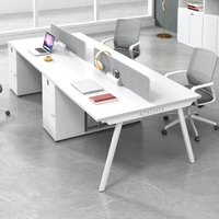 New Cheap Office Partitions Combination for Staff 2-person/single Seat Simple and Modern Office Workstation