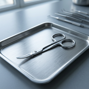 Professional Custom Manicure Scissors Pedicure Cuticle & Dead Skin Tool with Sharp Blunt Blades Curved Stainless Steel - Product Image 3