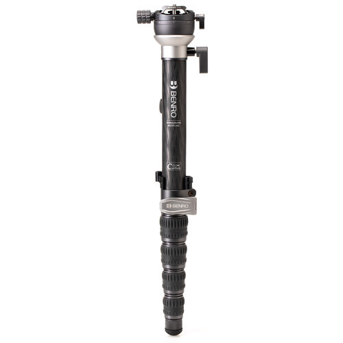 Benro MSDPL46CCN SupaDupa Carbon Fiber Monopod with Leveling Pan Head (62")