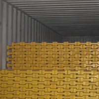 Viga de Madera H20 Pintada de Amarillo para Encofrado de Hormigón, Precio de Fábrica