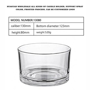 Vaso <span class=keywords><strong>de</strong></span> Vidrio Transparente Personalizado <span class=keywords><strong>de</strong></span> Lujo 13080 Resistente al Calor <span class=keywords><strong>de</strong></span> 770 ml con Forma <span class=keywords><strong>de</strong></span> Barco para Velas <span class=keywords><strong>de</strong></span> 3 Mechas - Product Image 5