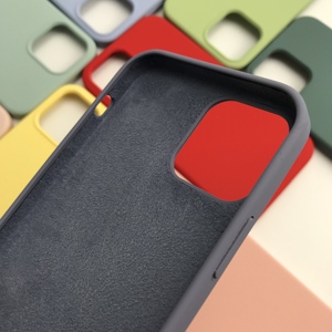 Sản phẩm hot cho Iphone 15 Silicone Trường hợp Chất lỏng tinh khiết cao su điện thoại thông minh Cover quay lại chống sốc thiết kế chính thức iPhone 15 trường hợp điện thoại - Product Image 2