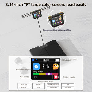 अद्वितीय व्यक्तित्व ओएम/ओडम इलेक्ट्रिक ब्लू दांत वजन पैमाने स्मार्ट बॉडी फैट वजन डिजिटल स्केल 180 किलोग्राम बाथरूम स्केल - Product Image 3