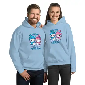 Sweats à capuche personnalisés pour couples fabricants de vêtements fournisseur de sweats à capuche impression dtg 100% coton biologique DTG