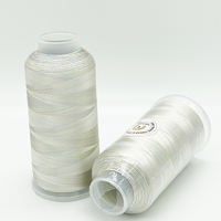 Benang Bordir Rayon Viscose 100% Multi Warna 120d/2 4000m untuk Mesin Bordir Komputer