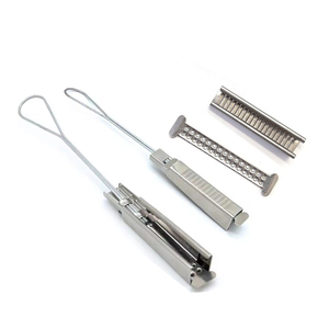 高品質FTTHアクセサリー ステンレス製ドロップワイヤーケーブルクランプ 高張力FTTHクランプ - Product Image 1