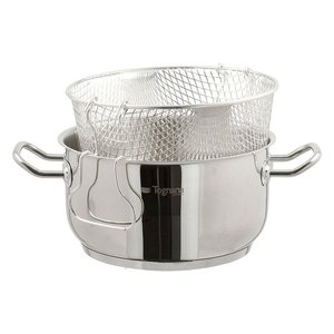 Freidora con cesta y tapa (22cm) Inox VANITOSA Cromo brillante V57588DINSL - Product Image 1