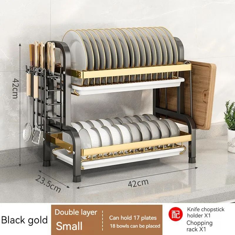 petite taille-2 niveaux-noir et or