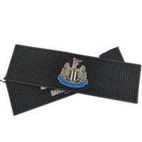 Tapis de bar antidérapant en silicone et PVC de marque, pour pub, bar, protection contre les déversements de bière, tapis de rail, plateau anti-gouttes, dessous de verre, set de table