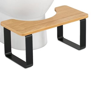 Wooden Toilet <b>Stool</b> With Anti Slip Surface For <b>Bathroom</b> Use Simple Modern Design For Adults Children Elderly - Product Image 1