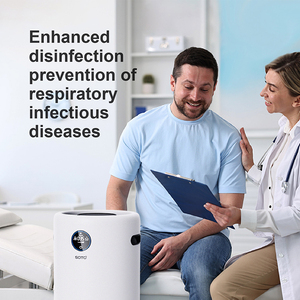 Máy lọc không khí thông minh SOTO Y6 WiFi cho văn phòng lớn, gia đình, với bộ lọc <span class=keywords><strong>HEPA</strong></span> H13, bộ lọc than hoạt tính, khử khói, điều khiển bằng giọng nói - Product Image 2