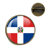 Épinglette en métal personnalisée avec drapeau palestinien, badge rond en émail pour vêtements, cadeau, souvenir