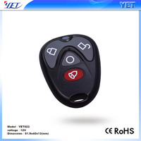 YET023 Télécommande RF sans fil multifréquence à 4 boutons, étanche, en plastique, pour porte de garage, prix usine, code d'apprentissage, 4