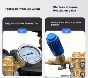 <span class=keywords><strong>Pompe</strong></span> triplex haute pression diesel 27 CV, machine de nettoyage des égouts sans résidus, déboucheur de canalisations 60 L/min - Product Image 5