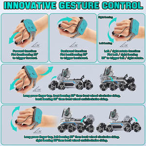 88RC 168-22 2.4G huit roues télécommande Robot 13 canaux électronique cascadeur Rc Robot chien jouets, marche Rc Robot chien cascadeur voiture - Product Image 4