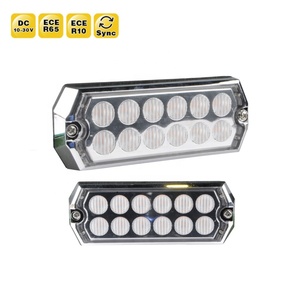 Led <span class=keywords><strong>Strobe</strong></span> Lights Khẩn Cấp Trắng Nhấp Nháy Ánh Sáng Beacon Vàng Amber Cảnh Báo Ánh Sáng 12V 24V Stroboscopes Cho Auto - Product Image 3